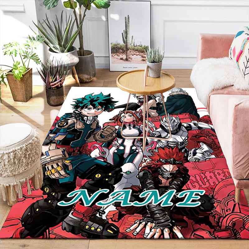 Custom 1Pc Hero Academy Adventure Rug Office Carpet Indoor Outdoor Entrance Doormat Nonslip Soft And Comfortable Living Room D2915124