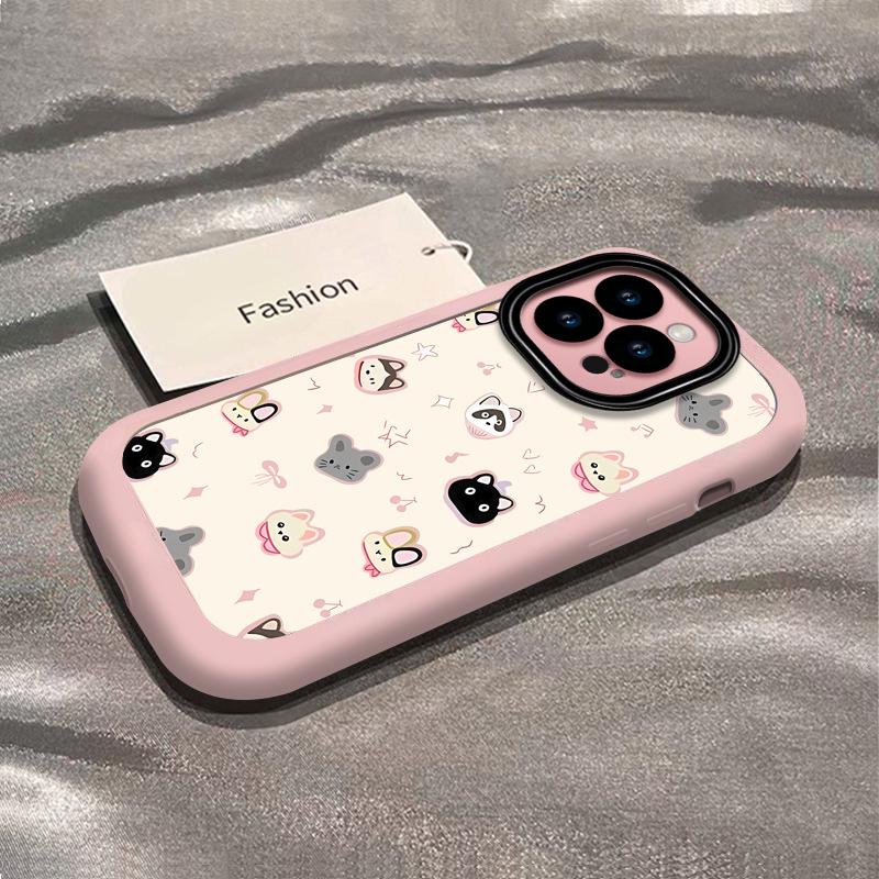 Cute Full Screen Animal Heads for IPhone17promax New Model 15 for Apple 14plus Mobile Phone Case 13 Advanced