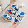 2024 Детские хлопковые тапочки Милые тапочки с героями мультфильмов для мальчиков и девочек Осенне-зимние семейные домашние тапочки для малышей на платформе