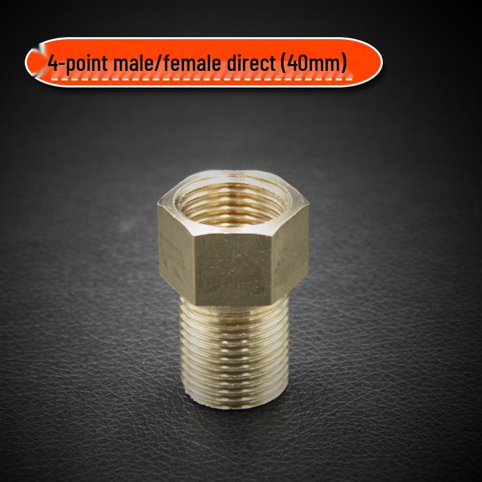 Copper Reducing Threaded Coupling Adapter for Male/Female: 1/2", 3/8", 1/4", 1/8" Connector