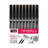 9Pcs/Set Black Pigma Liner Pen Drawing Fiber Needles Fineliner  Waterpfoof Brush Pen Sketch Pen For Designer Architect Artist Comics Office