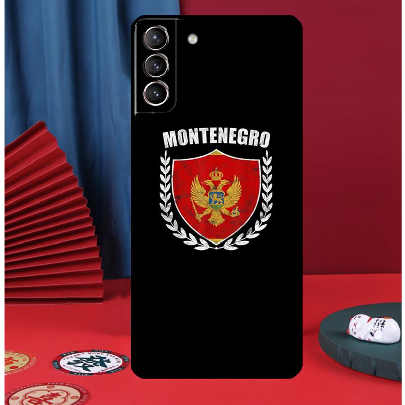 Montenegro Flag Phone Case For Samsung Galaxy S25 Ultra S9 S10 S20 S21 S22 Plus S23 FE S24 Ultra Back Cover