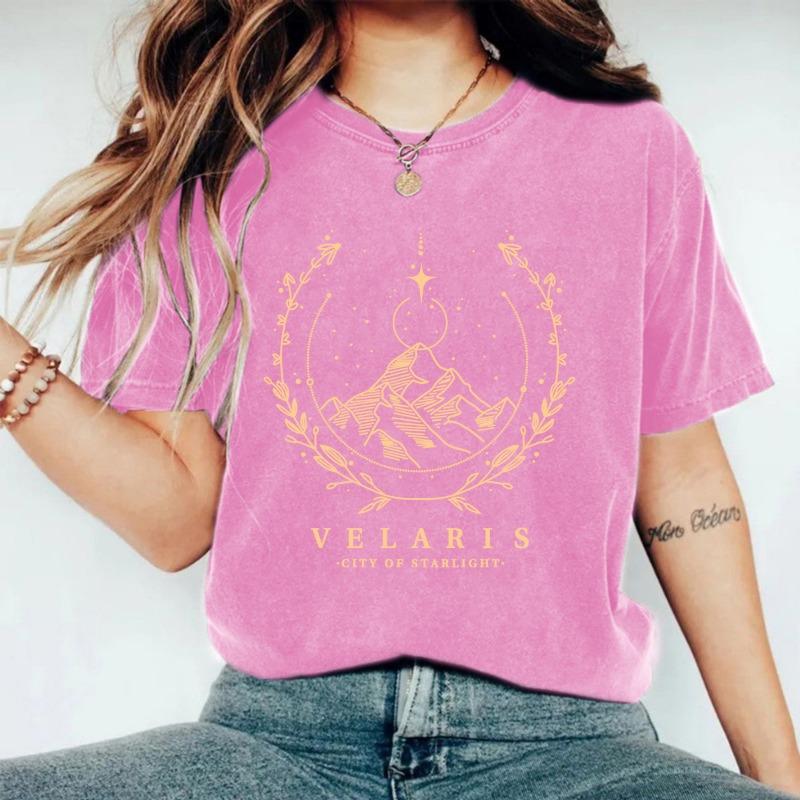 Женская летняя новая футболка с круглым вырезом и короткими рукавами из хлопка, стираная футболка Do Old Stars, удобная футболка