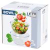 Glass salad bowl 17 cm, 1 l 2 pcs.