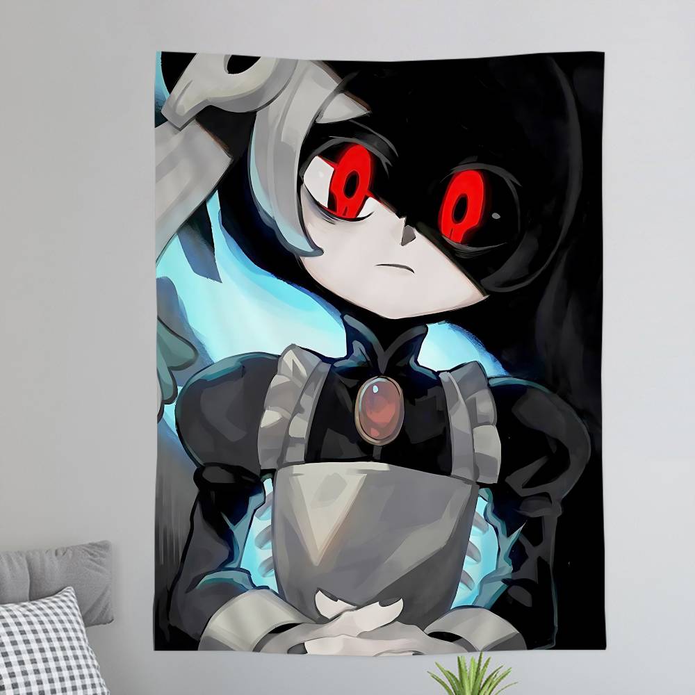 Игровой MMarie SkullGirls DIY Настенный Гобелен для Гостиной Дома Комнаты в Общежитии Декор Настенное Искусство Декор