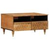 VidaXL Coffee Table 80x54x40 Cm Solid Mango Wood, Side Table, Living Room Table, Side Table, End Table, 358297