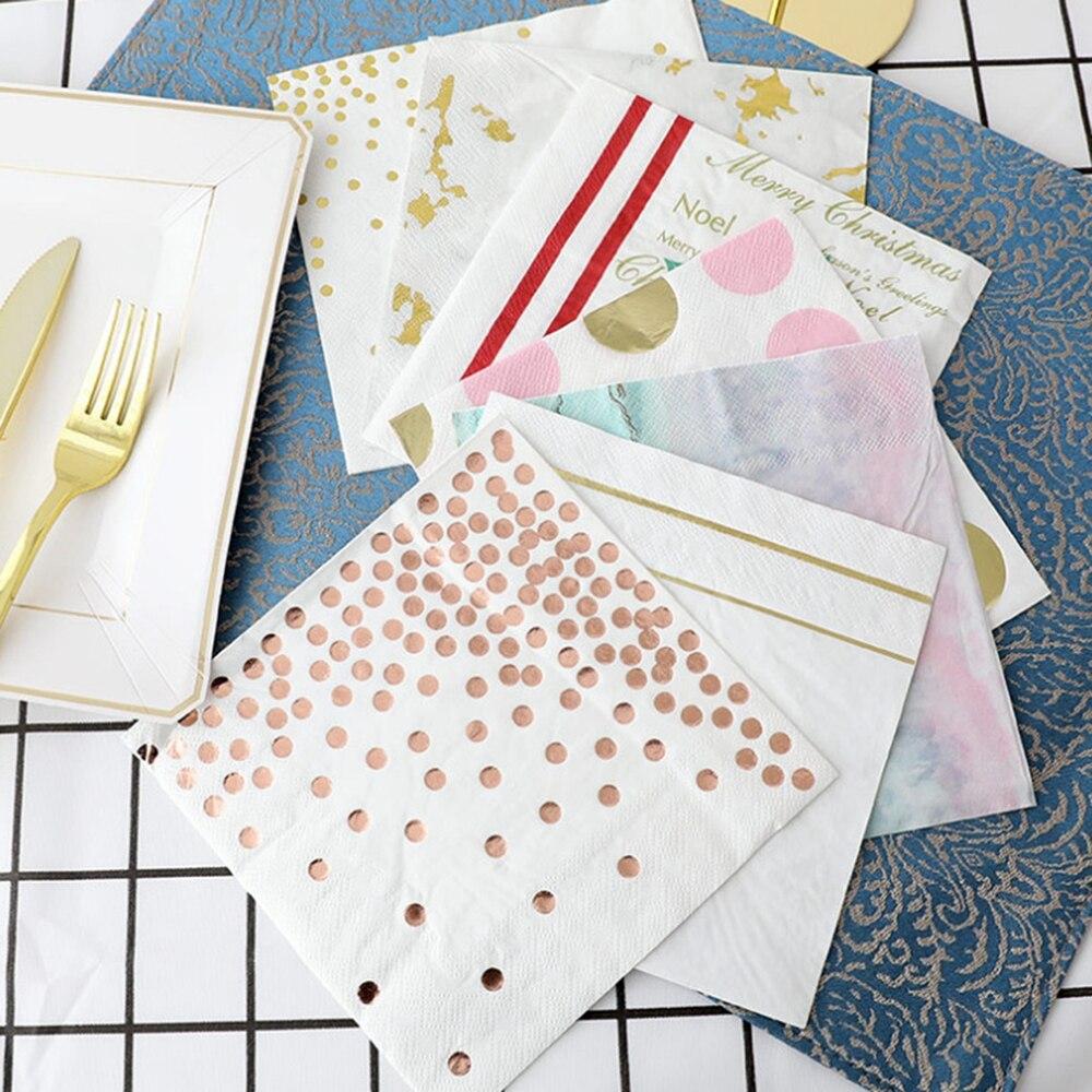 Белые и серебряные салфетки с конфетти для свадебных приемов, фольга в горошек для украшения дня рождения