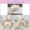 Плюшевая сумка-ведерко для воды с кошкой из мягкого материала для повседневного использования