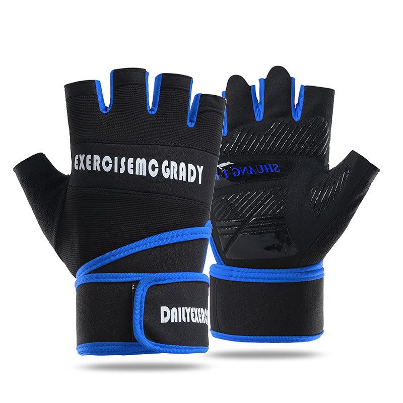 Breathable half-finger protection, dumbbells, weightlifting, exercise, outdoor riding, mountaineering, upgrade, non-slip and wear-resistant