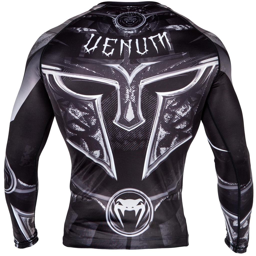 Venum Men's Gladiator 3.0 Long Sleeve Rashguard Black L