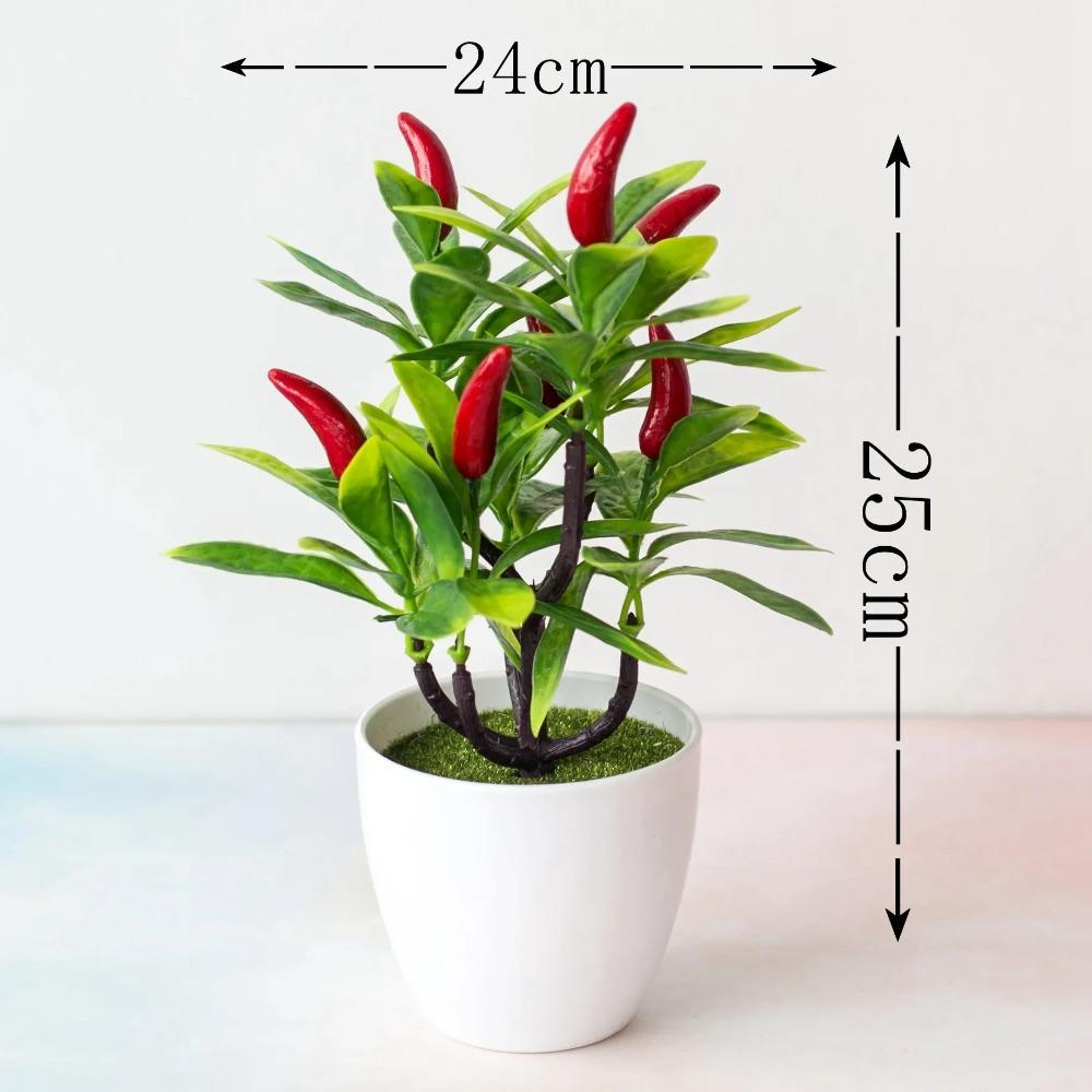 Искусственные растения Бонсай Маленькое фруктовое дерево в горшке Бонсай Симуляция Декор Искусственные украшения Искусственное растение Бонсай Домашний декор