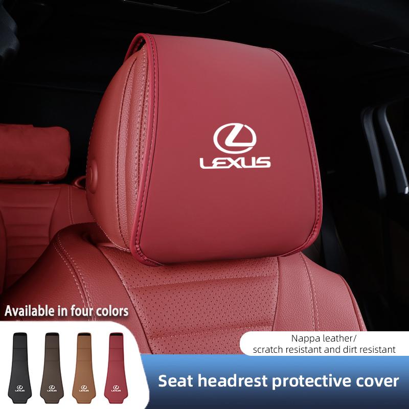 2Pcs Car Seat Headrest Cover Anti-Dirty Elastic Protective Dust Cover For Lexus ES300h Ct200h NX300h RX450h IS430 UX250h IS460 QQ6