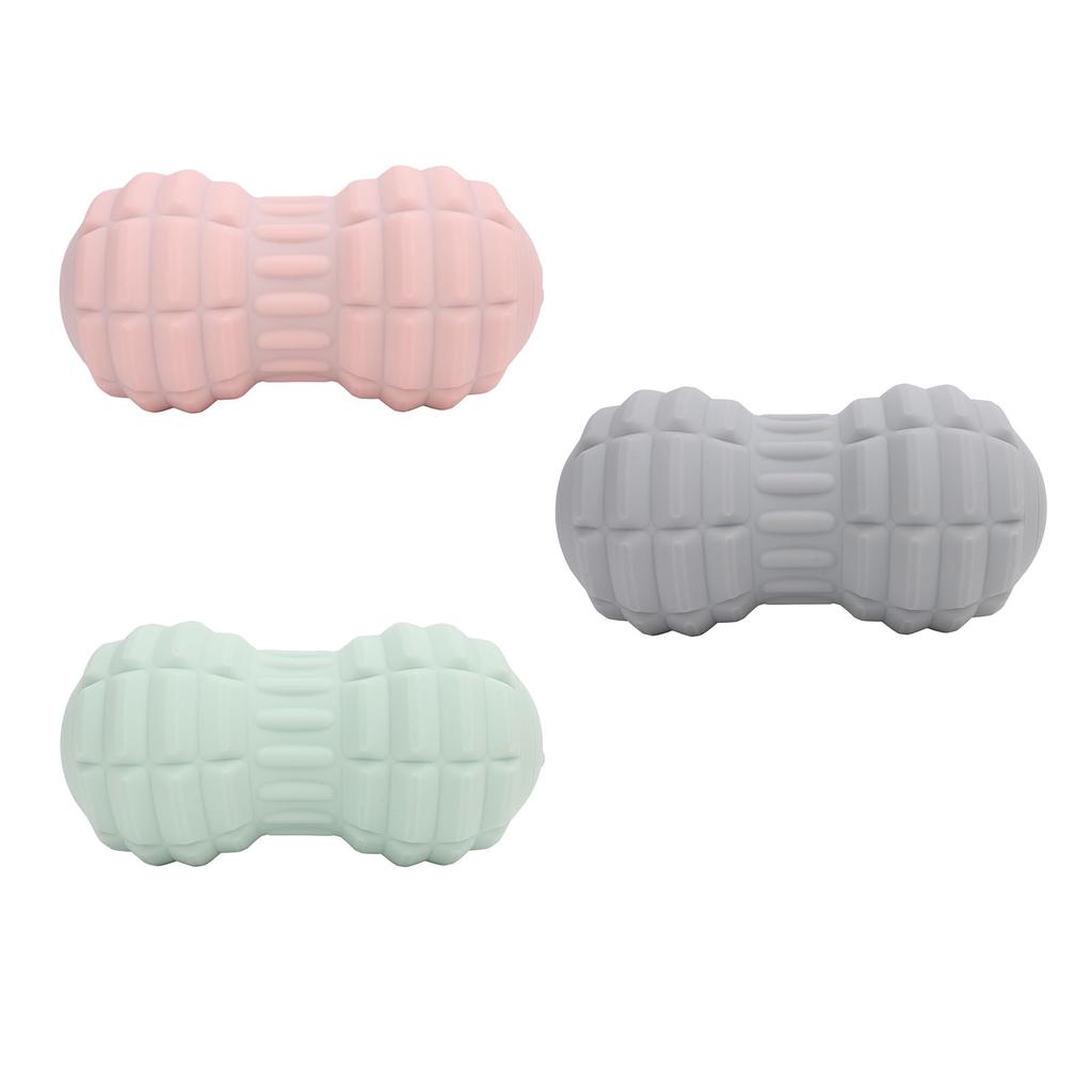 Peanut Massage Ball TPE 4 Vibrating Speeds Electric Deep Tissue Trigger Point Massager Roller for Ba