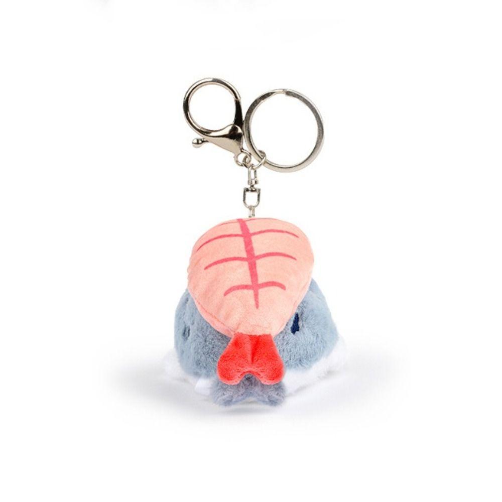 Stuffed Animal Seal Plush Keychain Simulation Sushi Seal Pendant Sea Otter Doll  Birthday Gift