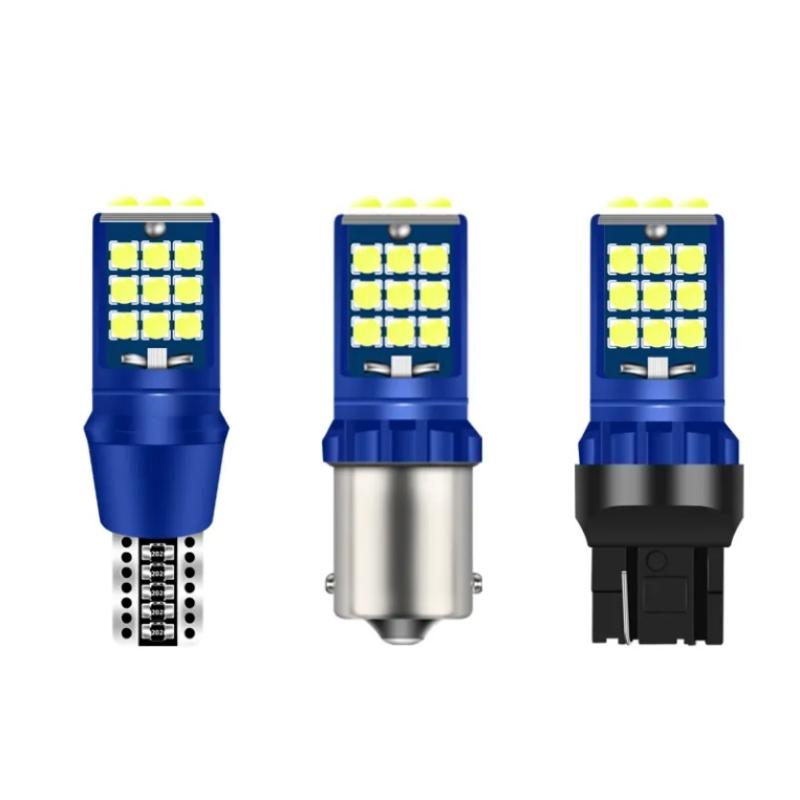 Автомобильный светодиодный фонарь заднего хода 24smd T15/W16W T20/7740/W21W 1156/P21W Автомобильный фонарь заднего хода, резервная лампа лампы