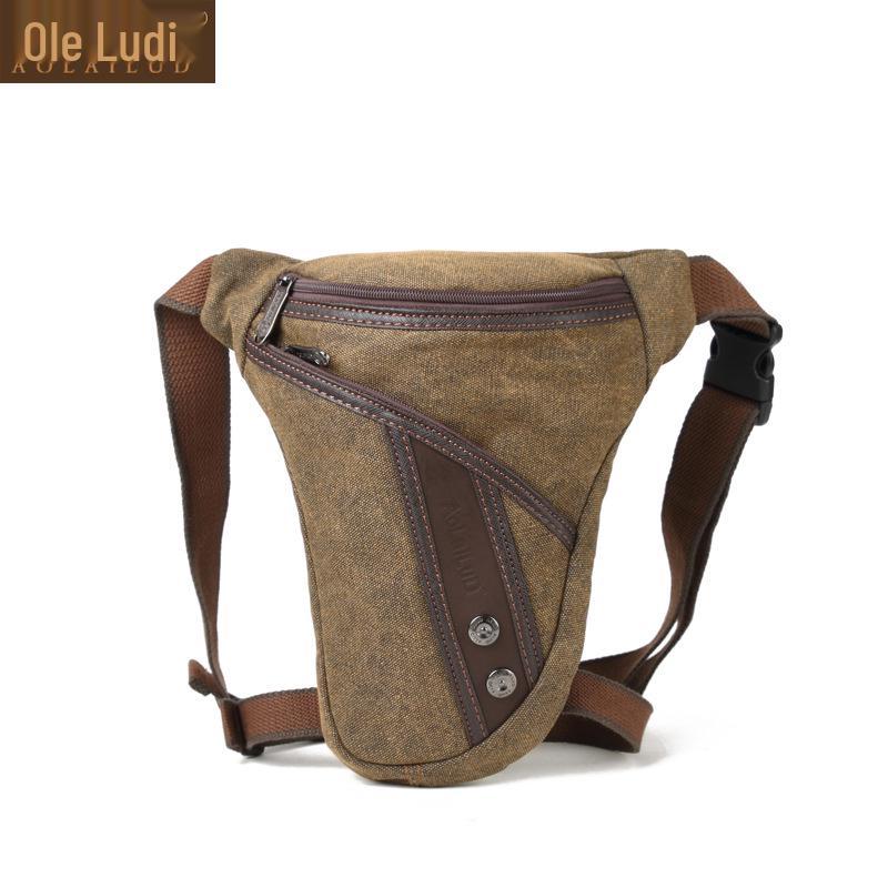 Ретро Холщовая Сумка-Кроссбоди Полумесяц - Мужская Нагрудная Сумка Большой Вместимости