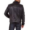 SkinOutfit Men's Genuine Lambskin Black Leather Jacket Stylish Motorcycle Bomber Biker Outerwear MJ 121