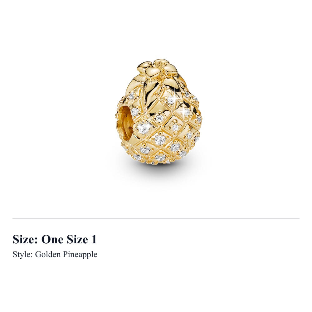 Pandora 18K Gold With 925 Sterling Silver Pendant, Accessories Unisex 767904CCZ