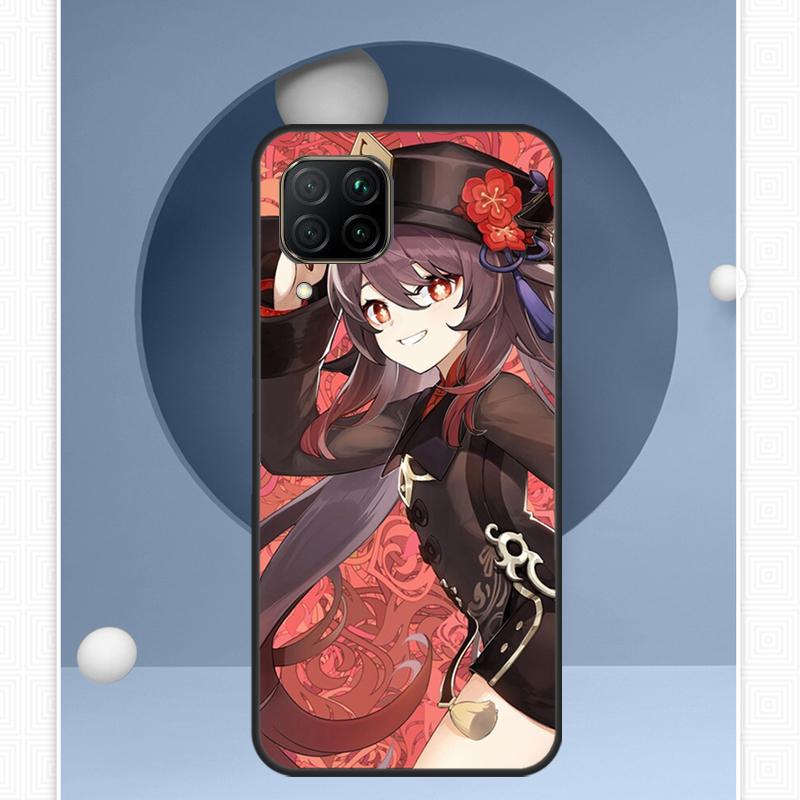 Чехол для Huawei Nova Y91 Y60 Y70 Y72 Y90 Y61 12s 12i 11i 8i 10 9 SE P20 P40 Lite P30 P60 Pro с рисунком Ху Тао из Genshin Impact