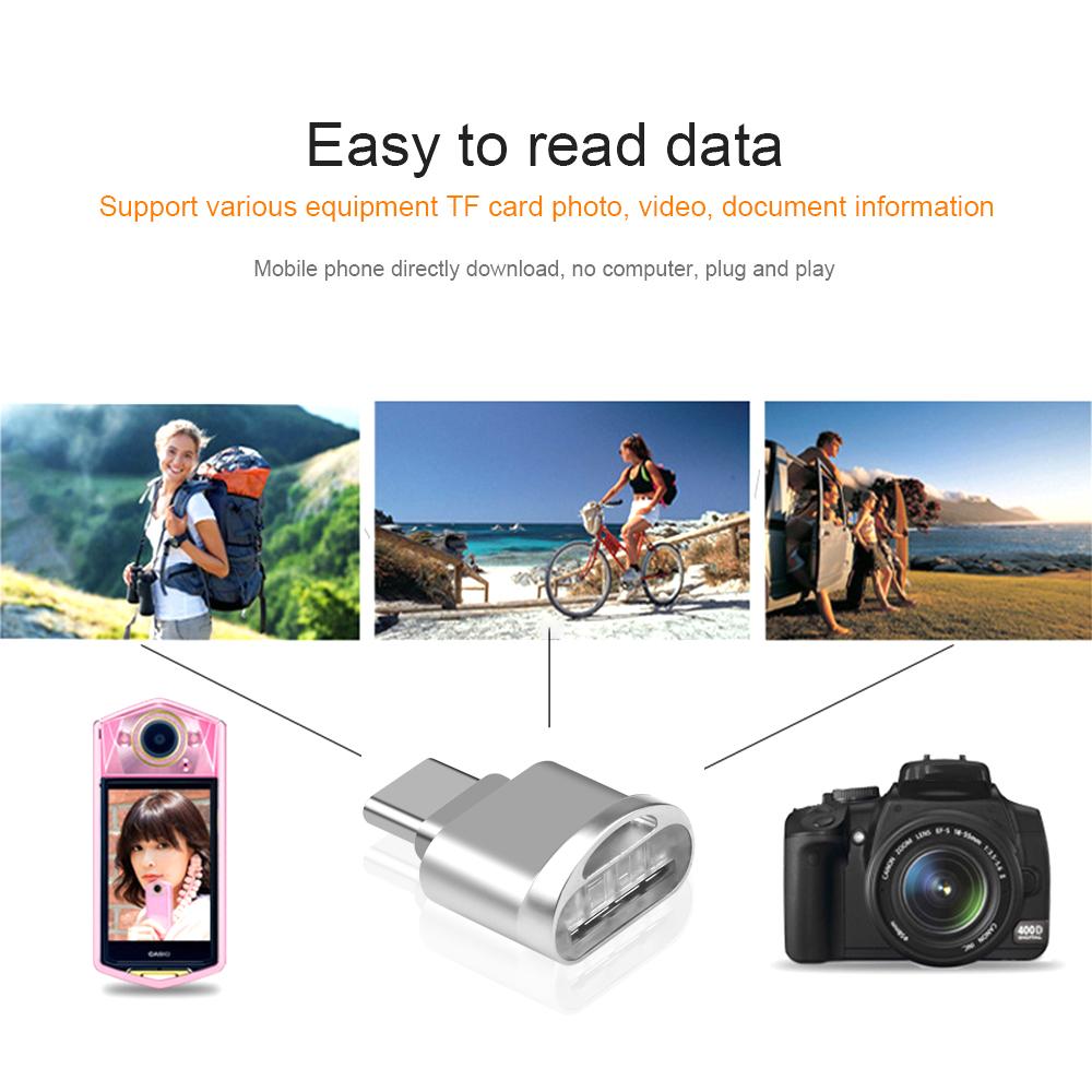 ROCK Устройство чтения карт типа C IOS Micro к SD Micro TF адаптер для аксессуаров для ноутбуков OTG