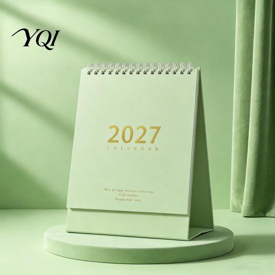 Task Checklist Pad Desk Calendar 2026-2027, Oct 2026-Dec 2027 14-Month Calendar, Large Hardcover Table Desktop for Planning, Organizing in Family,