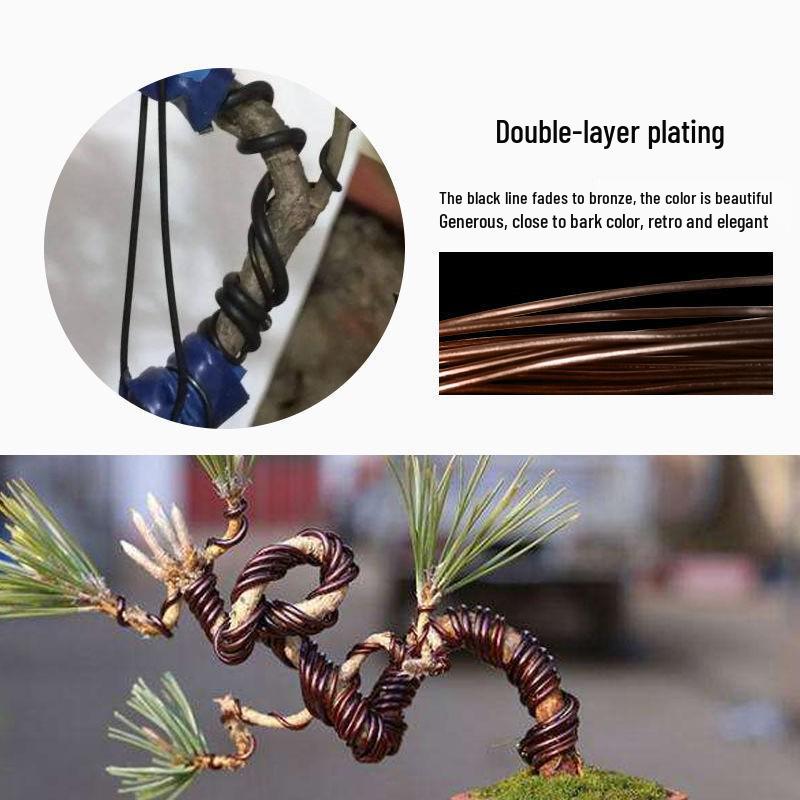 Green Plant Aluminum Wire for Bonsai Shaping and Fixation