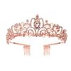 Birthday shoulder strap party crown tiara Birthday queen girl suit crown set