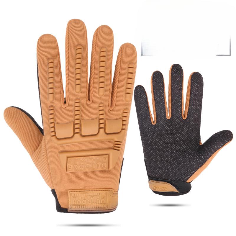Тактические перчатки для улицы, для велоспорта, альпинизма, противоскользящие, мужские и женские, противоскользящие, для военных фанатов, для полевой тренировки, для выступлений, полнопалые фитнес-перчатки