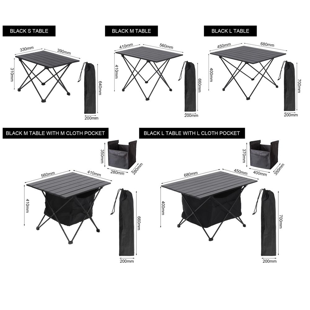 Портативный складной стол из алюминиевого сплава для кемпинга, многофункциональный легкий стол для пикника на открытом воздухе