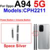 Кнопка питания и громкости для OPPO A93 A94 A95 4G 5G Кнопка включения/выключения Кнопки громкости вверх/вниз Боковые кнопки звука Шлейф Запасные части
