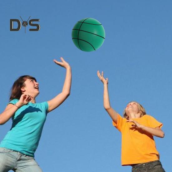 Бесшумный баскетбольный мяч для дриблинговых тренировок в помещении. Высокоплотный пенный баскетбольный мяч для тренировок в помещении. Бесшумный мяч.