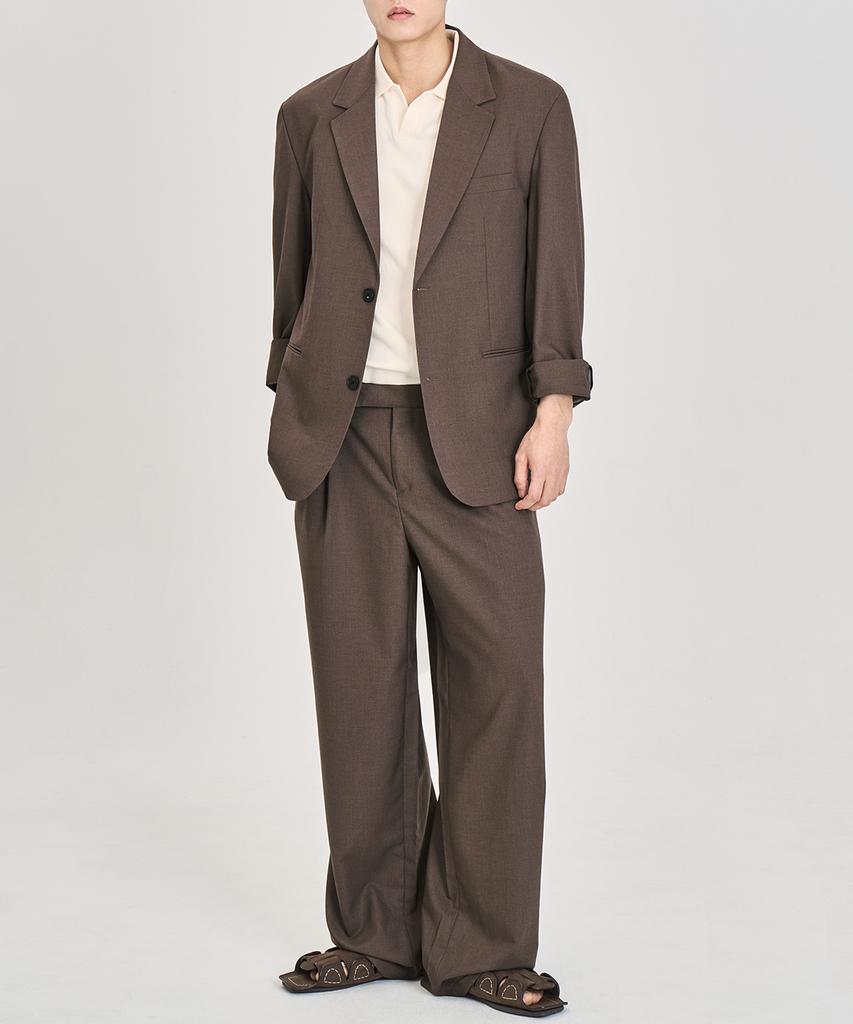 PRAIRIE Airflow Loose Fit Slacks (Brown)