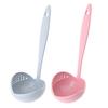 2-In-1 Long Handle Soup Ladle with Strainer Soup Spoon Essential Kitchen Tool for Cooking And Serving Hot Soups