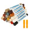 20 Цветов Заполнители для Мебели в Виде Палочек для Подкрашивания и Ремонта Мебели Деревянные Карандаши-Маркеры для Удаления Царапин, Отверстий Ламината