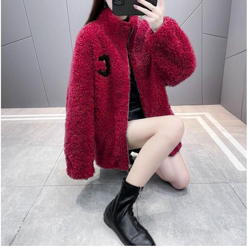 Флисовый Утепленный Теплый Флисовый Кардиган Свитер Куртка Повседневный Двусторонний Коралловый Флис Флис Женский Осень и Зима Большой Размер