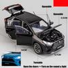 Игрушечная машина-внедорожник Toyota RAV4 SUV масштаба 1/32, литая металлическая модель JKM, открывающиеся двери со звуком и светом, образовательная коллекция, подарок для мальчика
