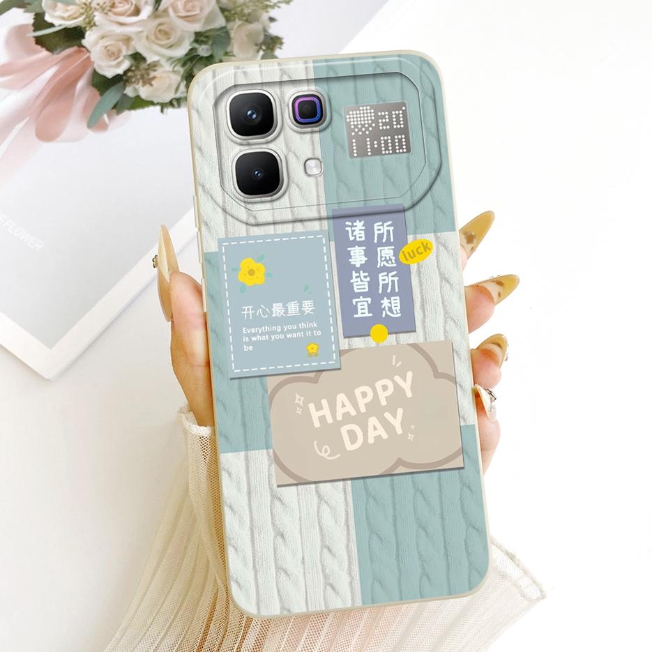 Чехол для Infinix Note 60 Pro X6878 Милый Чехол с Собакой и Кроликом Ударопрочный Мягкий Силиконовый Чехол Для Infinix Note 60 Pro Note60 X6879 Сумки
