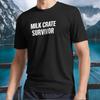 New Shirt Milk Crate Challenge Survivor Logo Active T-Shirt Funny Size S To 5XL