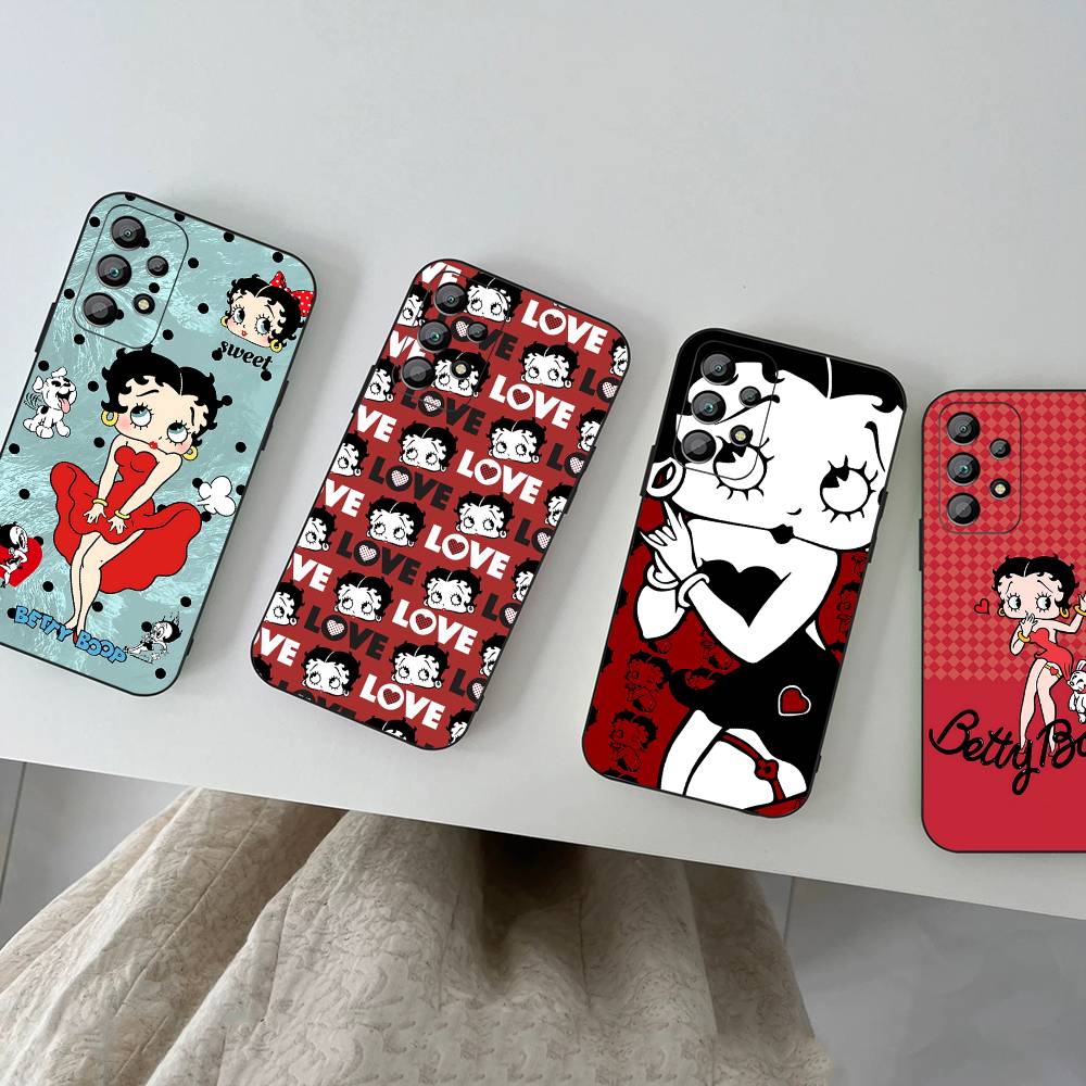 B-Betty-Cute-B-Boop Anime Phone Case For Samsung A 52 53 21 32 13 12 71 31 51 40 72 73 70 22 42 50 30 20 21 shell