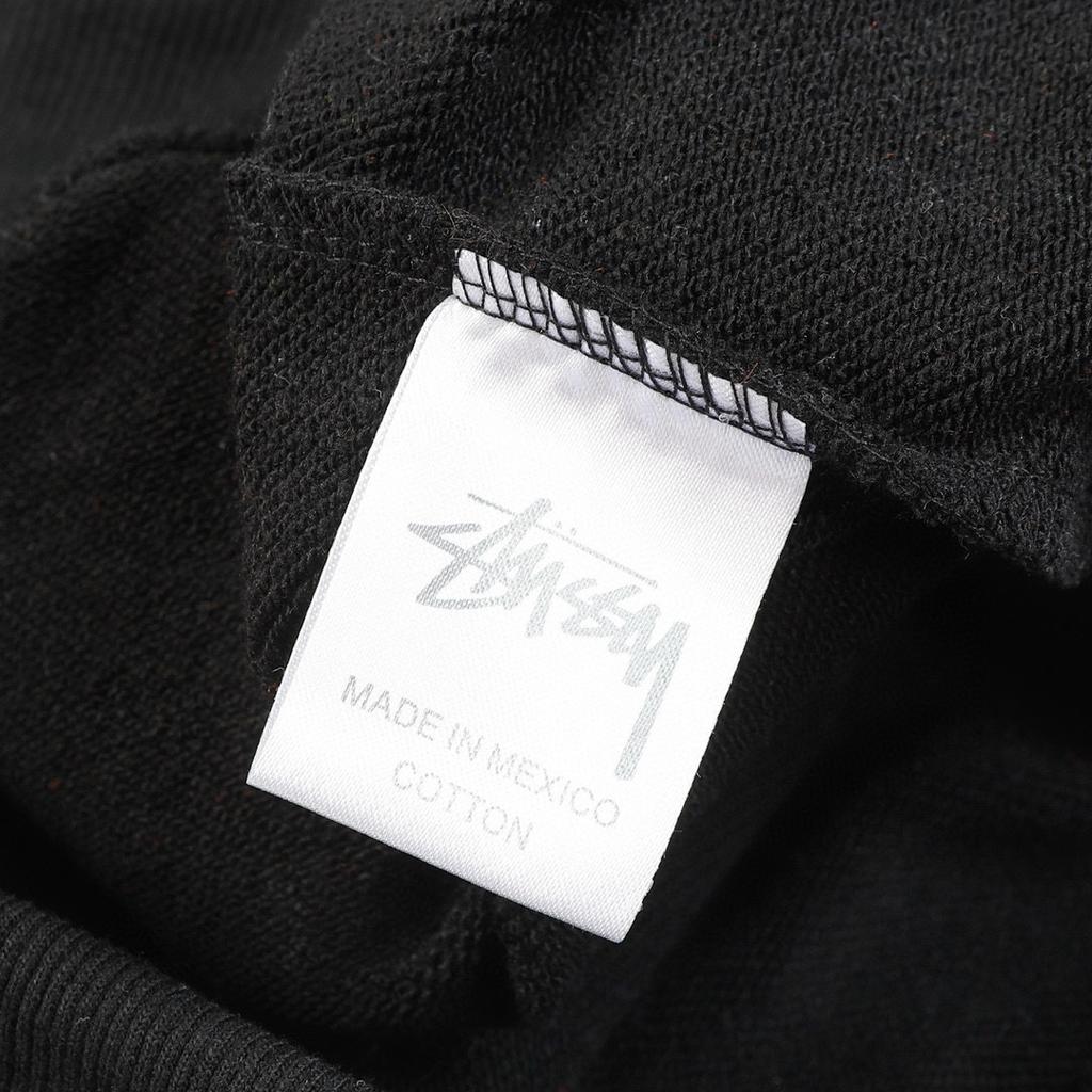 Stussy 2025 Новая весна и осень свободная толстовка большого размера с тонким фасоном черного цвета с принтом 8 скульптурных ангелов из хлопка с капюшоном для пары