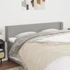 VidaXL Headboard with Ears Light Grey 163x16x78-88 Cm Fabric3118494