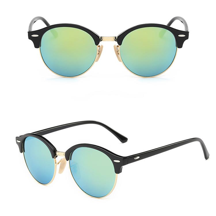 Стимпанк Классическая круглая оправа Винтажные очки Мужские Женские очки Солнцезащитные очки Унисекс Ретро Мода UV400 Изящные ювелирные изделия