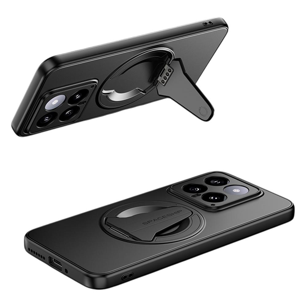 For Xiaomi 14 Case Compatible with MagSafe Hidden Kickstand Skin-Feel Matte PC TPU Phone Back Cover