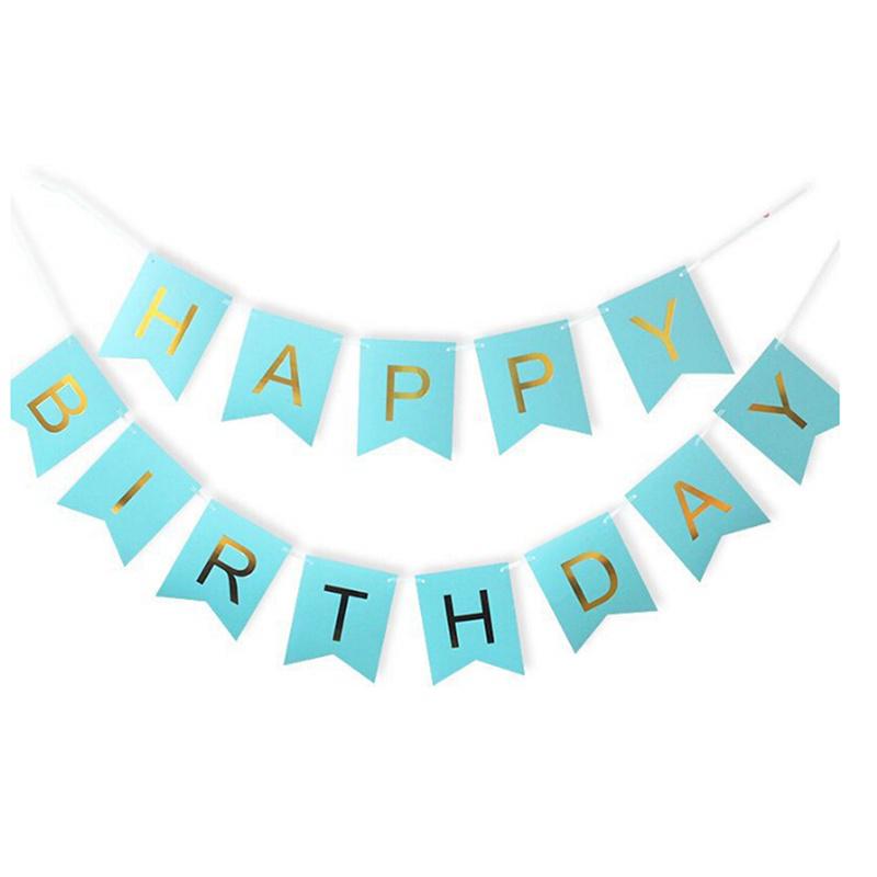 Anniversary Decorations Birthday Banner Decoration Party Balloons Paper Flowers