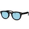 Vintage Round Sunglasses Women Johnny Depp Style Colorful Summer Eyewear See Through Tinted Lens Pirate Captain