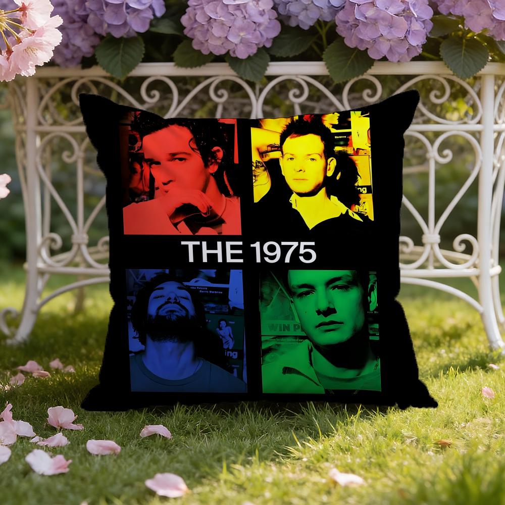 Подушка с чехлом для подушки The 1975S, двойного назначения для дома и автомобиля: Двусторонняя конструкция для максимального комфорта
