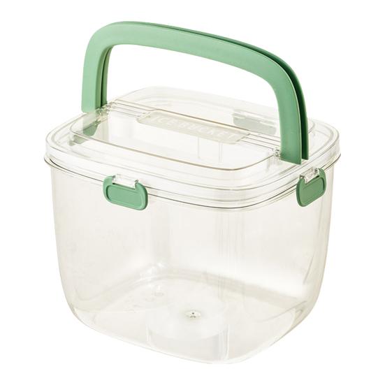 5 L Ice Bucket with Lid And Tongs Sealed Container for Parties Camping Barbecue Portable Wine Chiller