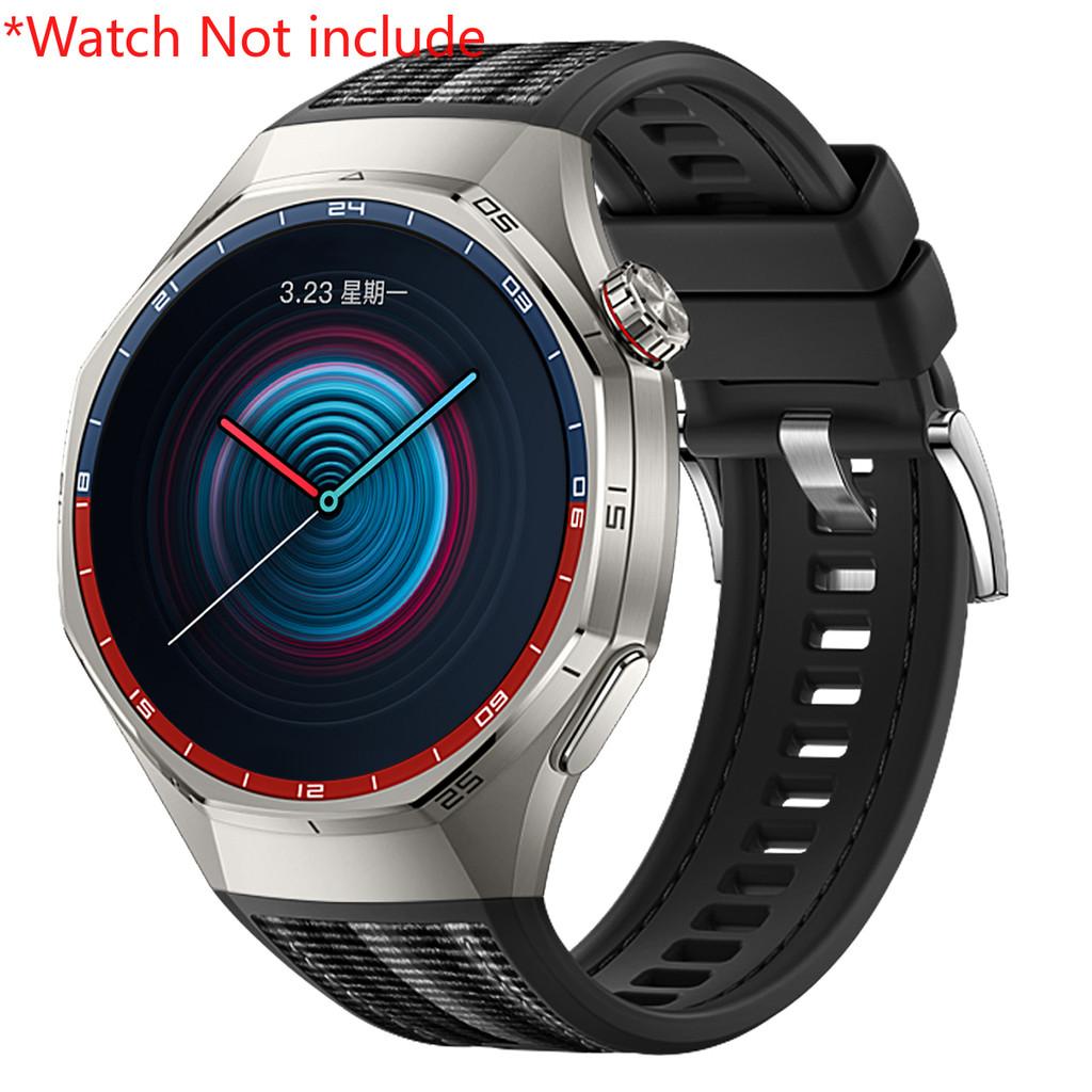 Роскошный силиконовый нейлоновый ремешок без зазоров для Huawei Watch GT 6 Pro, резиновый браслет для Huawei Watch GT6 Pro, специализированный ремешок для часов