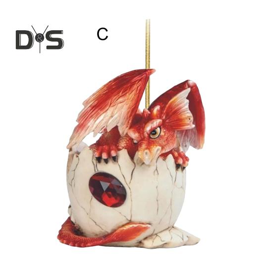 Качающийся дракон, подвесное украшение для зеркала автомобиля, рождественская елка, украшение для автомобиля, акриловые универсальные аксессуары для салона автомобиля