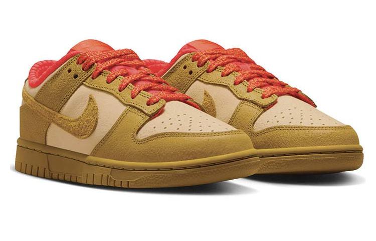 Nike Dunk Low Bronzine Sesame Picante Red Women's FQ8897-252